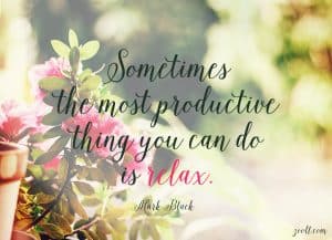 quotes about relaxing