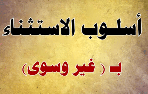 جمل فيها سوى