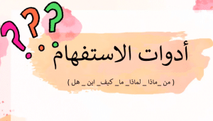 اعراب حروف الاستفهام