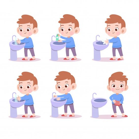 غسل اليدين للاطفال كرتون4