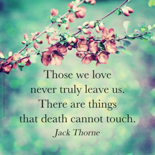 words of comfort after a death