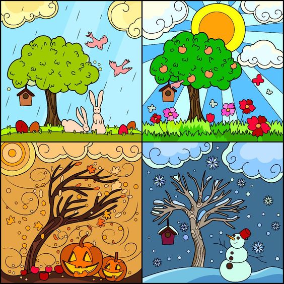 مُلصقات فصول السنة pdf