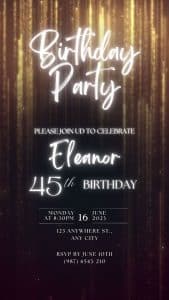 birthday invitation message for whatsappe