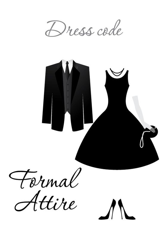 party invitation dress code wording samples19
