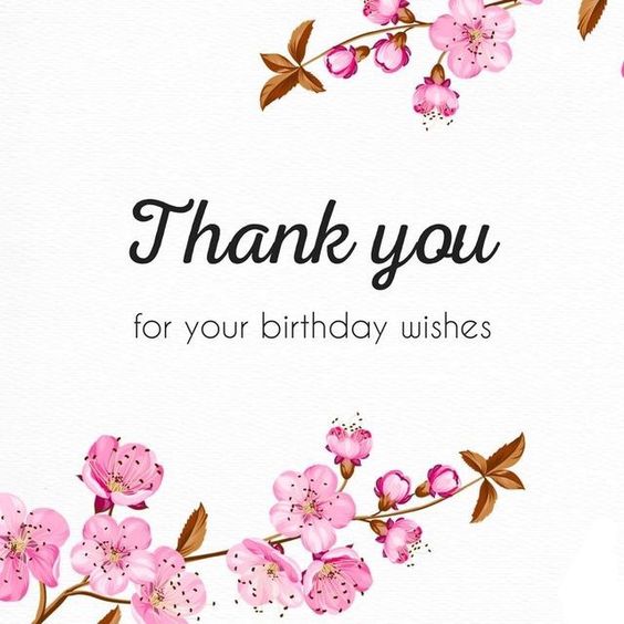 words of thanks for birthday wishes