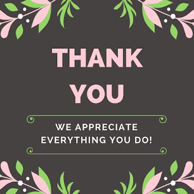 words of thanks and appreciation