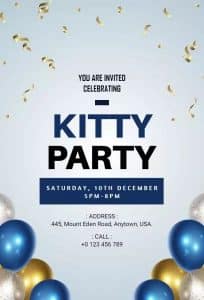 kitty party invitation message