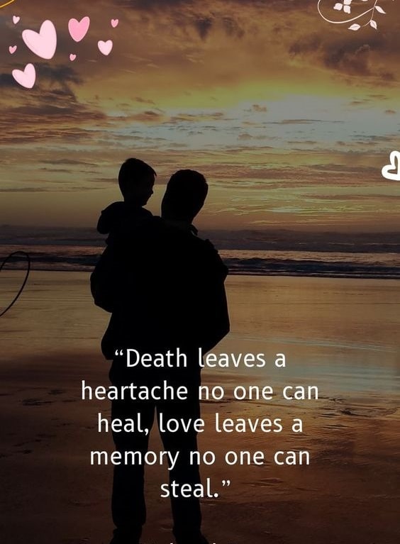 what to say to someone who lost his father