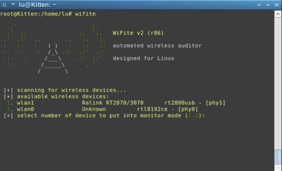 Some of the tools that help hack the 
 9 wi-fi into the Kalilinux system