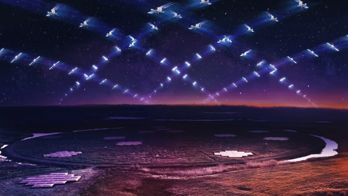 Launch and launch of the space Internet 4