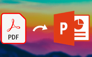 كيف احول بوربوينت الى pdf