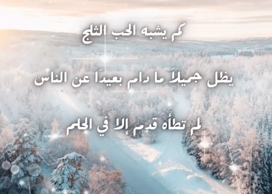عبارات عن الثلج تويتر 5