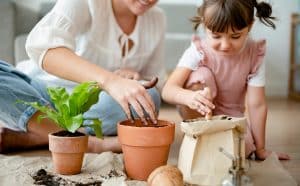 خطوات الزراعة للاطفال بالصور