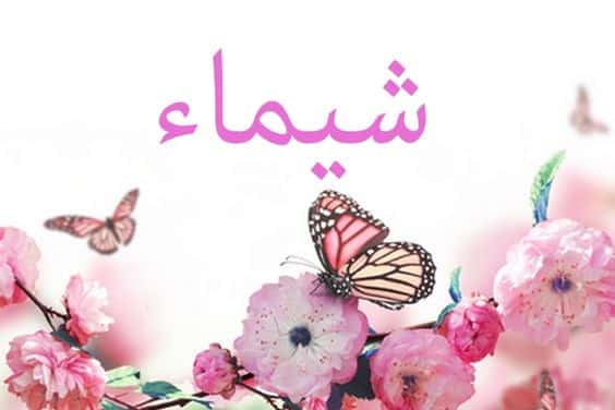 اسم شيماء مكتوب بالورد3