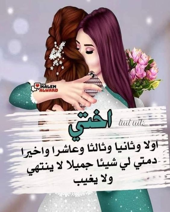 1كلمات وصور عن الاخت