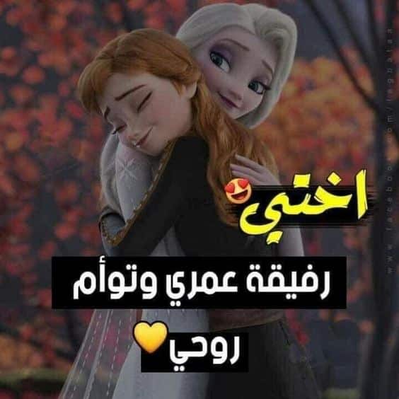 2كلمات وصور عن الاخت