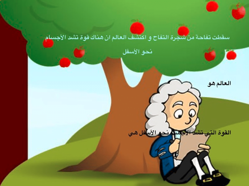 شرح الجاذبية الأرضية للأطفال
