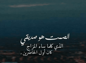 خواطر عن الصمت والكبرياء