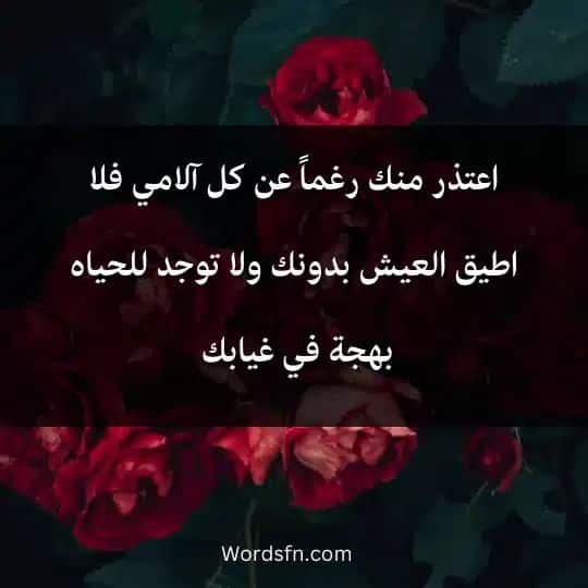 رسائل اعتذار رومانسية لحبيبتي