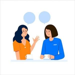حوار بين تلميذين حول النظافة