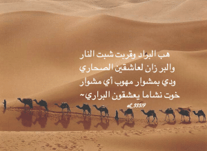 شعر نبطي قصير