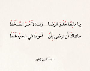 أبيات شعرية في الرضا بالقضاء والقدر