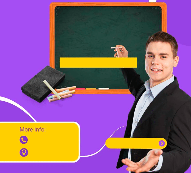 تصميم إعلان مدرسة خاصة