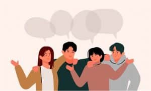 حوار بين شخصين بالانجليزي عن الإنترنت