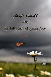 كلمات عن الحق والباطل