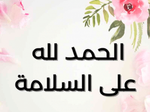 عبارات الحمد لله على سلامة الوصول أخي