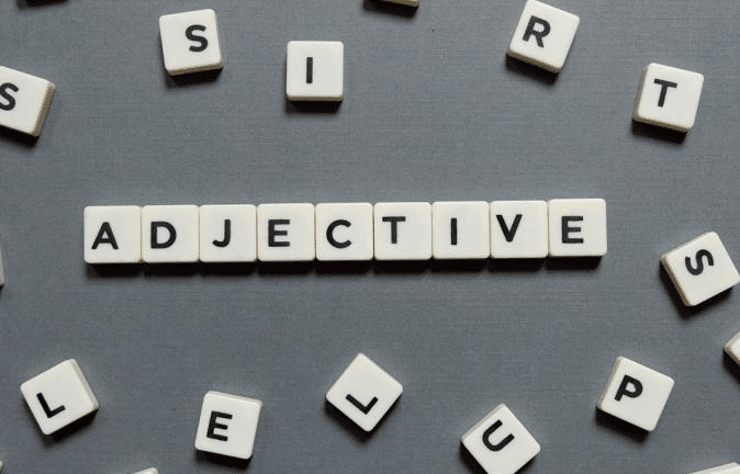 جمل بالانجليزي فيها adjective