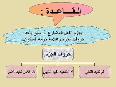 اعراب حروف النصب والجزم