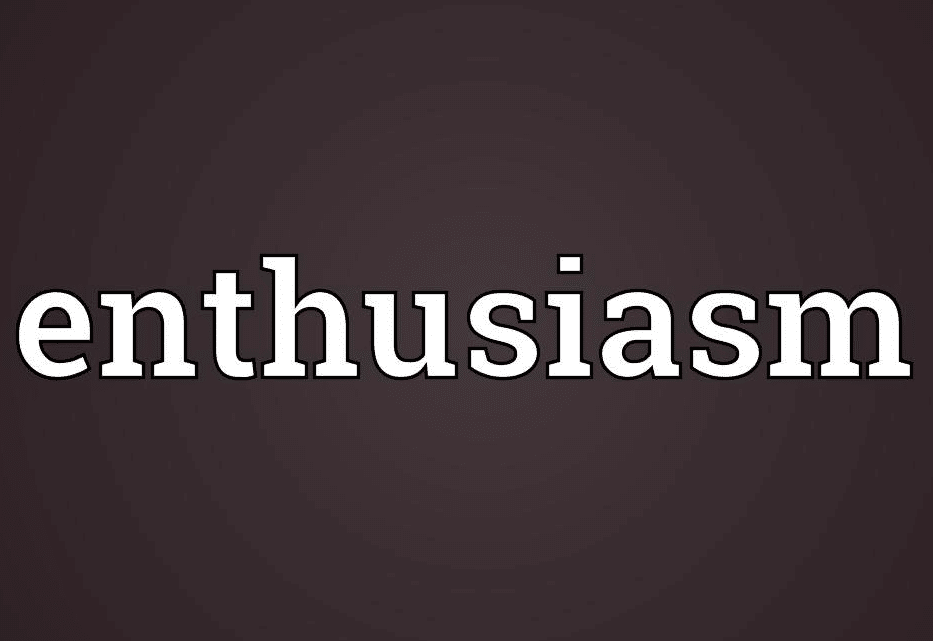 معنى enthusiasm بالانجليزي والعربي