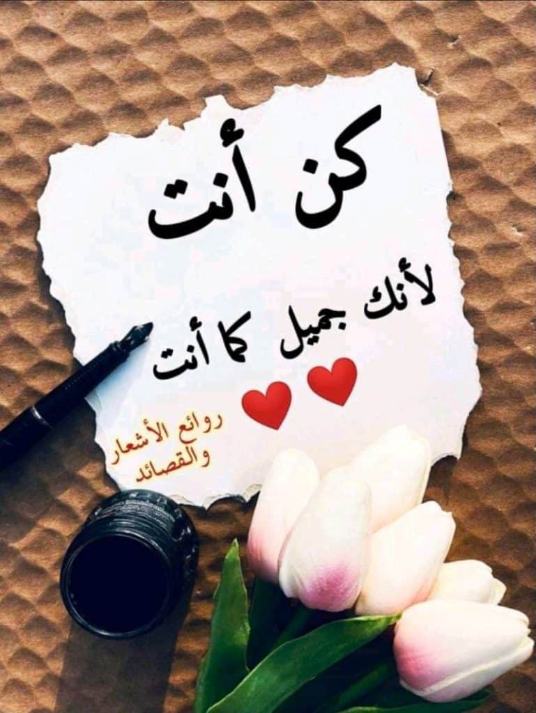 كن انت لانك جميل كما أنت
