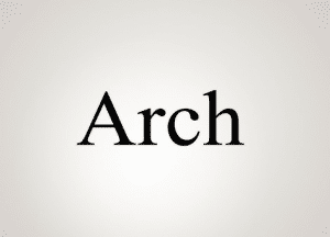 معنى arch بالانجليزي والعربي