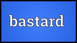 معنى bastard بالانجليزي