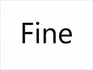تعابير شائعة مع fine بالانجليزي مترجمة للعربي