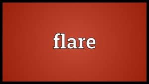معنى flare بالانجليزي والعربي