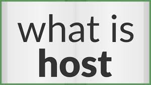 معنى كلمة host بالانجليزي والعربي