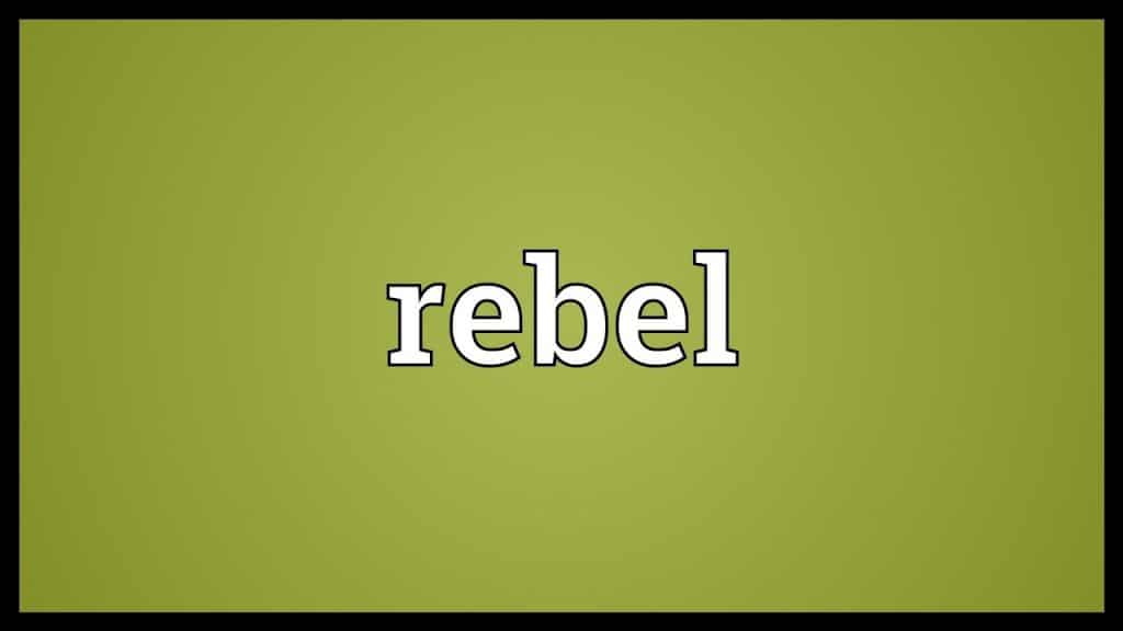 معنى rebel بالانجليزي والعربي
