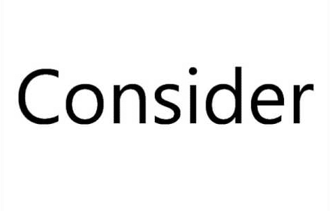 معنى consider بالانجليزي والعربي