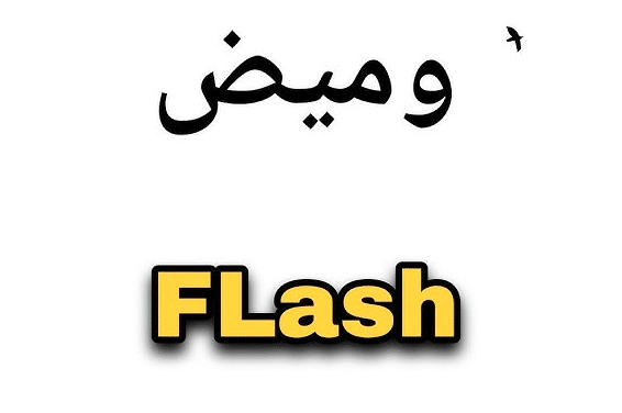 معنى flash بالعربي وبالانجليزي