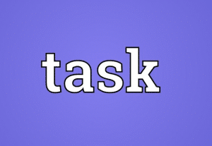 معنى task بالعربي والانجليزي