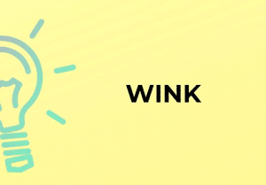 معنى wink بالانجليزي