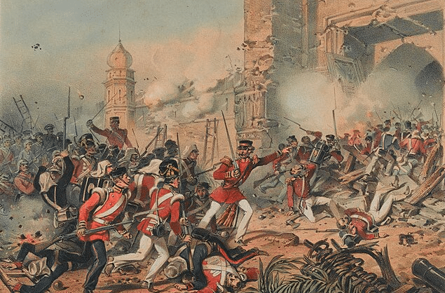 موضوع بالانجليزي عن ثورة الهند عام 1857م مترجم بالعربي