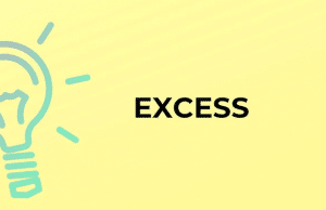 معنى Excess بالانجليزي