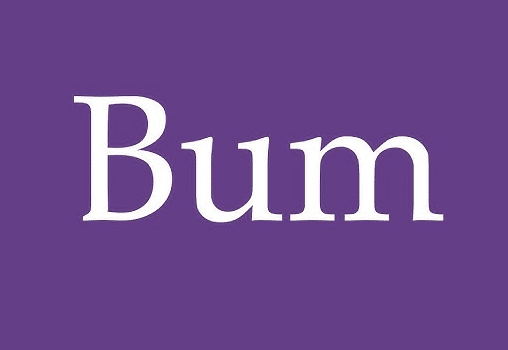 معني Bum بالانجليزي والعربي