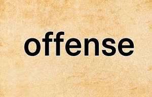معنى كلمة offense بالانجليزي والعربي