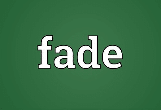 معنى Fade بالانجليزي والعربي