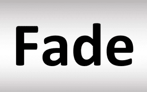 معنى Fade بالانجليزي والعربي